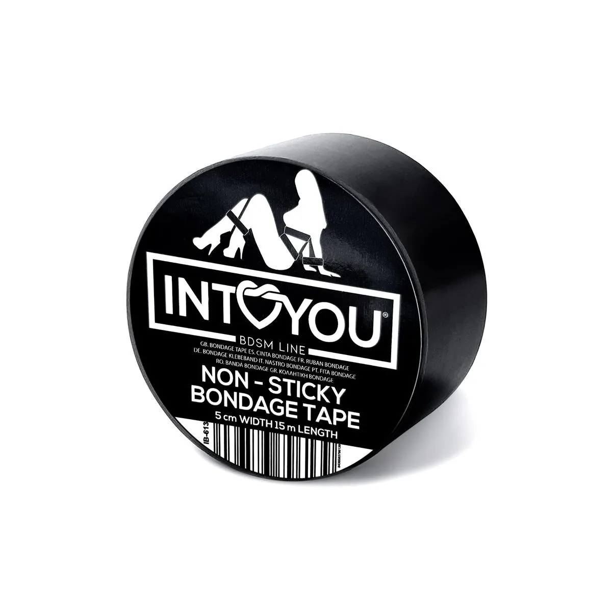 Bondage-Klebeband, Nicht Klebend, Schwarz, 15 Meter von Intoyou BDSM Line | Fesselliebe.de