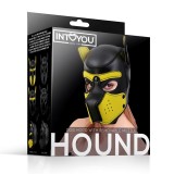 Hound Neopren Hundehund Abnehmbarer Maulkorb Schwarz/Gelb Einheitsgrösse von Intoyou BDSM Line | Fesselliebe.de