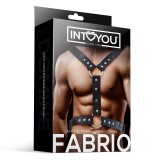 Fabrio Bondage-Harness für Männer aus Veganem Leder von Intoyou BDSM Line | Fesselliebe.de