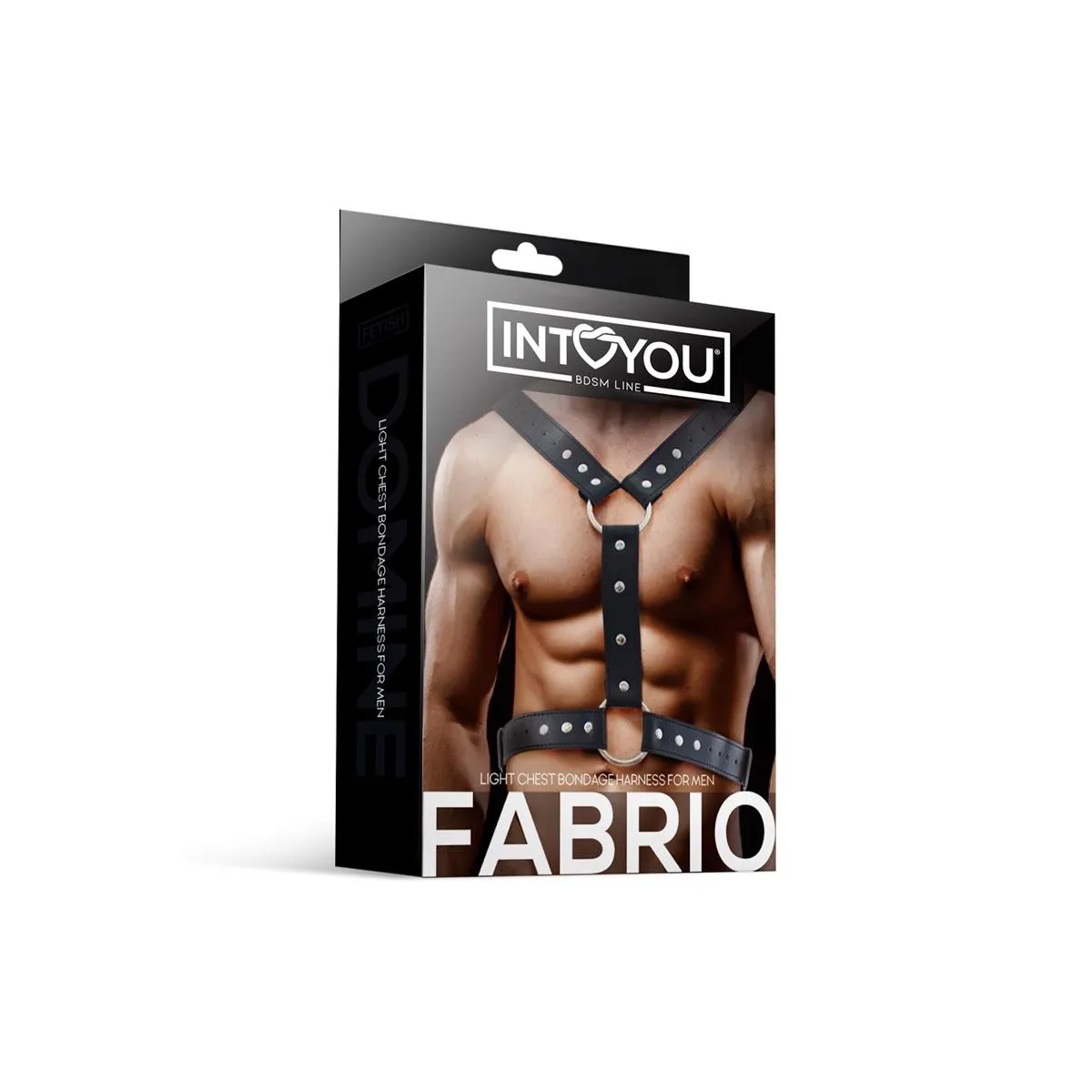 Fabrio Bondage-Harness für Männer aus Veganem Leder von Intoyou BDSM Line | Fesselliebe.de