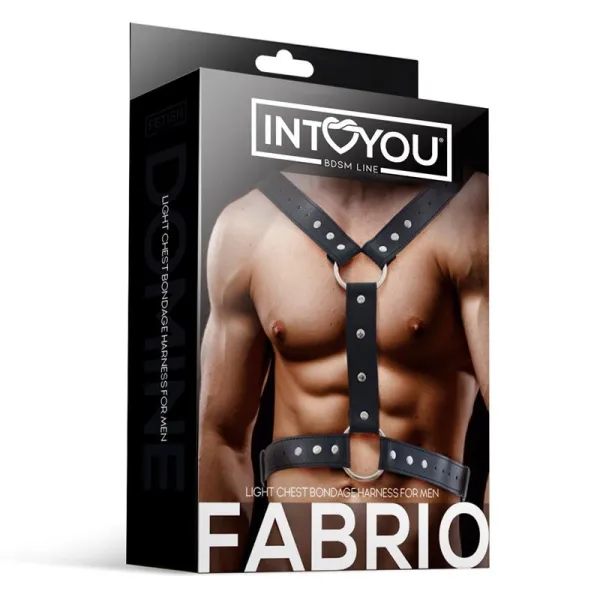 Fabrio Bondage-Harness für Männer aus Veganem Leder von Intoyou BDSM Line | Fesselliebe.de