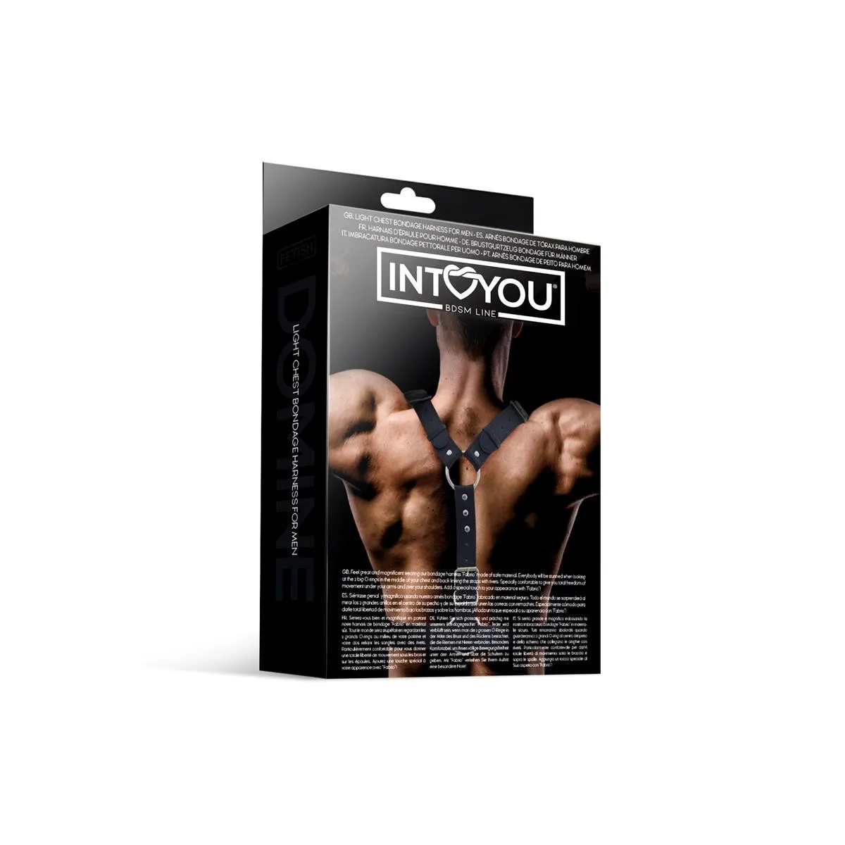 Fabrio Bondage-Harness für Männer aus Veganem Leder von Intoyou BDSM Line | Fesselliebe.de