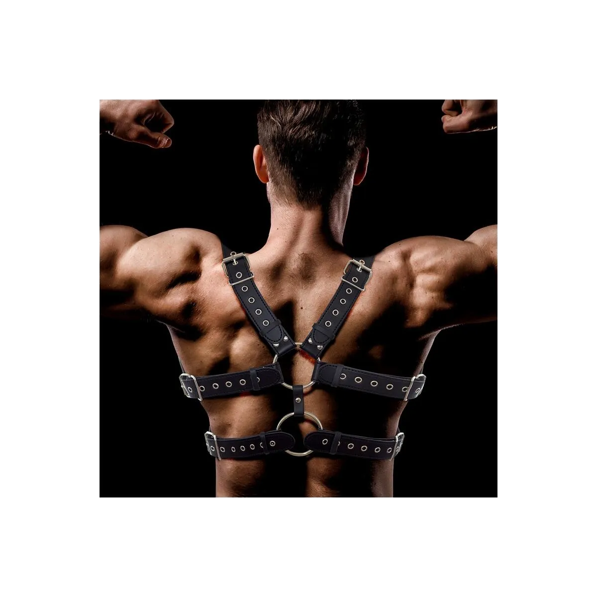 Aurum Bondage-Harness für Männer aus Veganem Leder von Intoyou BDSM Line | Fesselliebe.de
