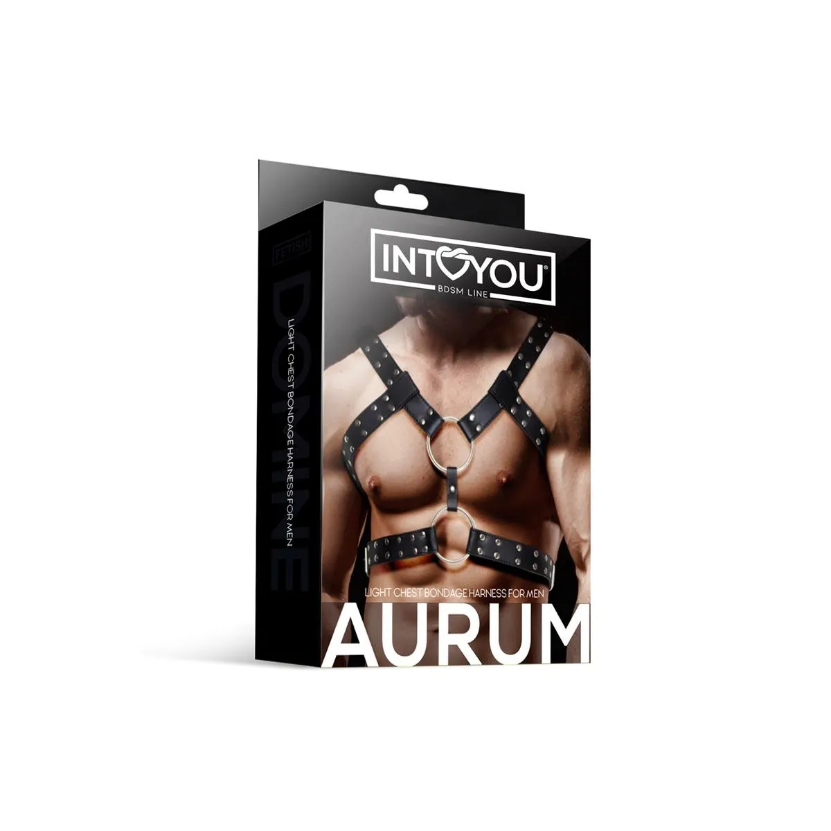 Aurum Bondage-Harness für Männer aus Veganem Leder von Intoyou BDSM Line | Fesselliebe.de