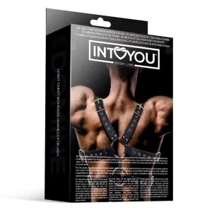 Aurum Bondage-Harness für Männer aus Veganem Leder von Intoyou BDSM Line