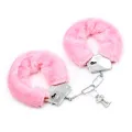 Furry-Metallhandschellen Rosa von Intoyou BDSM Line