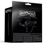 Mistress Elastic Strap-On Silikon-Dildo, 18 cm, Schwarz von Intoyou BDSM Line | Fesselliebe.de