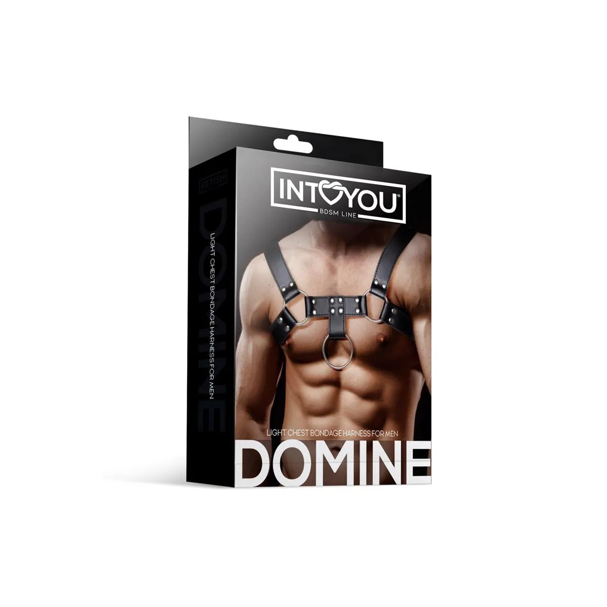 Domine Männlicher Brust-Bondage-Harness aus Veganem Leder von Intoyou BDSM Line | Fesselliebe.de