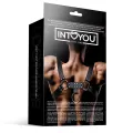 Domine Männlicher Brust-Bondage-Harness aus Veganem Leder von Intoyou BDSM Line