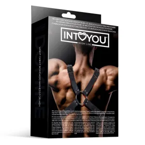 Darom Brustbondage-Harness für Männer aus Veganem Leder von Intoyou BDSM Line