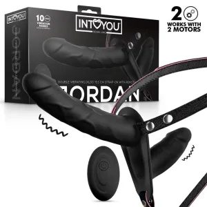 Jordan Strap-On mit Doppeltem Vibrationsdildo und Fernbedienung von Intoyou BDSM Line | Fesselliebe.de