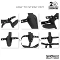 Jordan Strap-On mit Doppeltem Vibrationsdildo und Fernbedienung von Intoyou BDSM Line