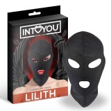 Lilith Incognito-Maske mit Öffnung Im Mund und Augen, Farbig von Intoyou BDSM Line | Fesselliebe.de