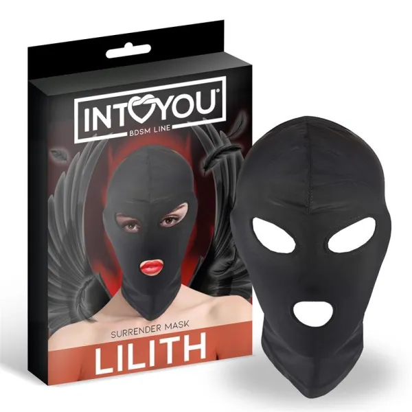 Lilith Incognito-Maske mit Öffnung Im Mund und Augen, Farbig von Intoyou BDSM Line | Fesselliebe.de