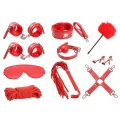 Bondage-Set 10-Teilig Rot von Intoyou BDSM Line