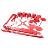 Bondage-Set 10-Teilig Rot von Intoyou BDSM Line | Fesselliebe.de