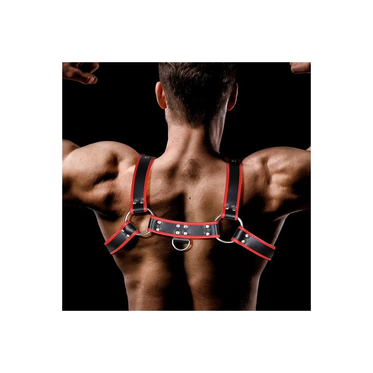 Odiseo Brust-Bondage-Geschirr für Männer, Veganes Leder von Intoyou BDSM Line | Fesselliebe.de