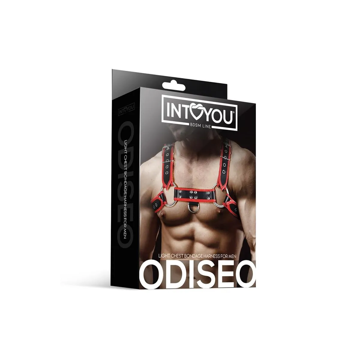 Odiseo Brust-Bondage-Geschirr für Männer, Veganes Leder von Intoyou BDSM Line | Fesselliebe.de