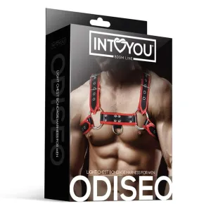 Odiseo Brust-Bondage-Geschirr für Männer, Veganes Leder von Intoyou BDSM Line