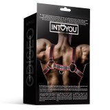 Odiseo Brust-Bondage-Geschirr für Männer, Veganes Leder von Intoyou BDSM Line | Fesselliebe.de