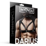 Darius Brust-Bondage-Harness für Männer aus Veganem Leder von Intoyou BDSM Line | Fesselliebe.de