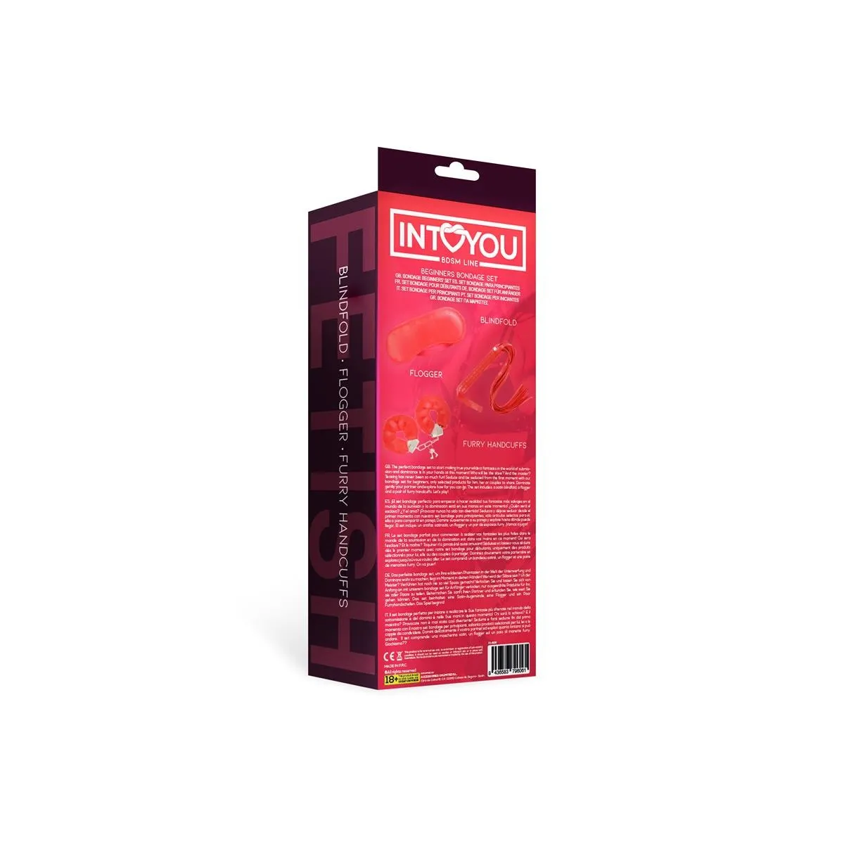 Bondage-Set für Anfänger 3-Teilig Rot von Intoyou BDSM Line | Fesselliebe.de