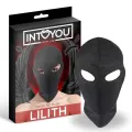 Lilith Incognito-Maske mit Öffnung An Den Augen Schwarz von Intoyou BDSM Line