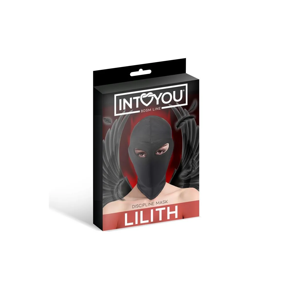 Lilith Incognito-Maske mit Öffnung An Den Augen Schwarz von Intoyou BDSM Line | Fesselliebe.de