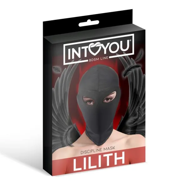 Lilith Incognito-Maske mit Öffnung An Den Augen Schwarz von Intoyou BDSM Line | Fesselliebe.de