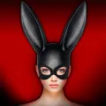 Allicia Bunny-Maske Schwarz von Intoyou BDSM Line