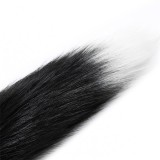 Analplug mit Schwarz-Weissem Fuchsschwanz von Intoyou BDSM Line | Fesselliebe.de