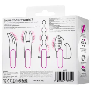 4fun Vibrierendes Bullet und 4 Sleeves Usb Wasserdicht Silikon von Latetobed