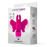 Monarch Butterfly Vibrierendes Bullet, Silikon, Pink von Latetobed | Fesselliebe.de