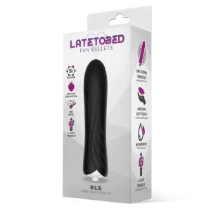 Bilie Easy Quick Vibrating Bullet Silikon (SCHWARZ) von Latetobed