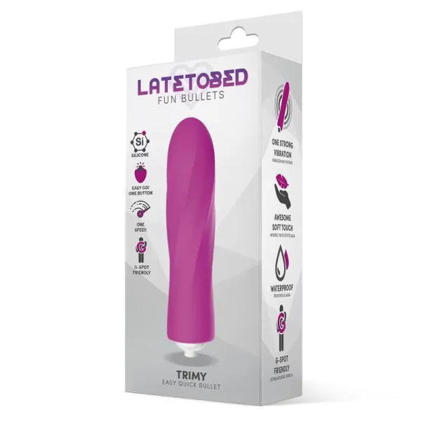 Trimy Easy Quick Vibrating Bullet Silikon (PINK) von Latetobed | Fesselliebe.de