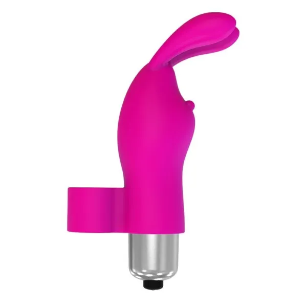 Fingyhop Vibrierender Bullet mit Rabbit (SILIKON) (PINK) von Latetobed | Fesselliebe.de
