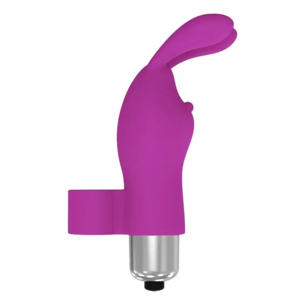 Fingyhop Vibrating Bullet mit Rabbit (LILA) Silikon von Latetobed | Fesselliebe.de