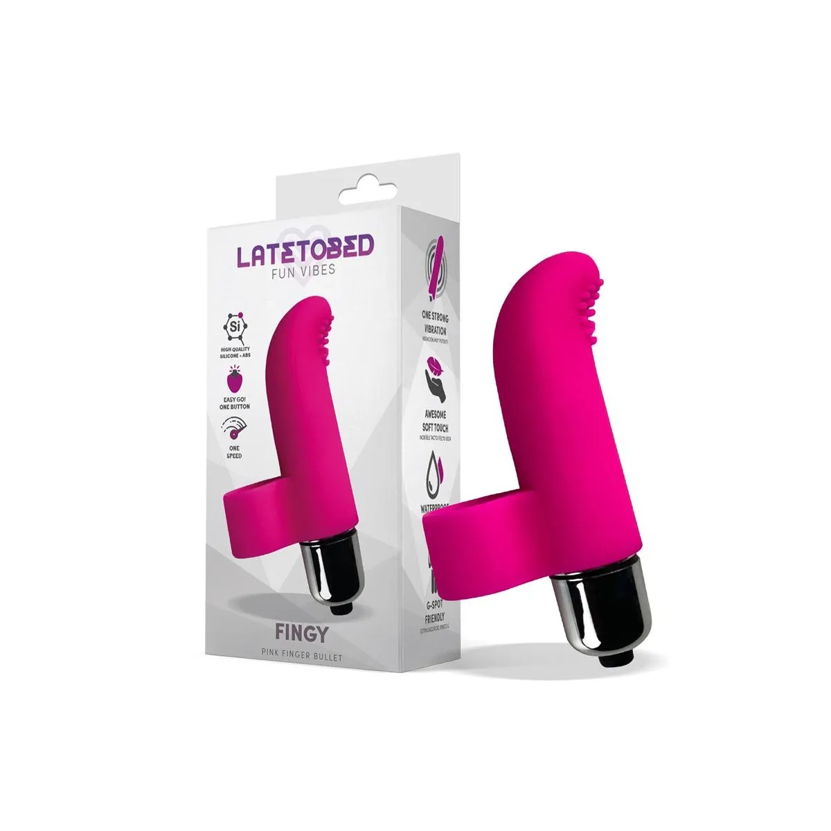 Fingy Finger Bullet Silikon (PINK) von Latetobed | Fesselliebe.de