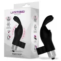 Fingyhop Vibrating Bullet mit Rabbit (SCHWARZ) von Latetobed