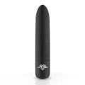 Shoty Vibrierender Bullet, Usb, 10 Geschwindigkeiten, Leistungsstarker Motor, Schwarz von Latetobed
