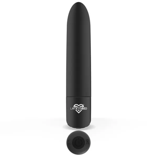 Shoty Vibrierender Bullet, Usb, 10 Geschwindigkeiten, Leistungsstarker Motor, Schwarz von Latetobed | Fesselliebe.de