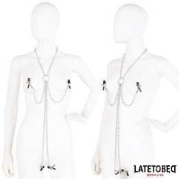 Nippelklemmen und Klitorisklemmen mit Kette von Latetobed BDSM Line | Fesselliebe.de