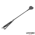 Peitsche mit Herzform, Schwarz, 60 cm von Latetobed BDSM Line