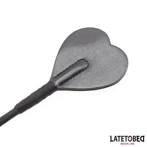 Peitsche mit Herzform, Schwarz, 60 cm von Latetobed BDSM Line
