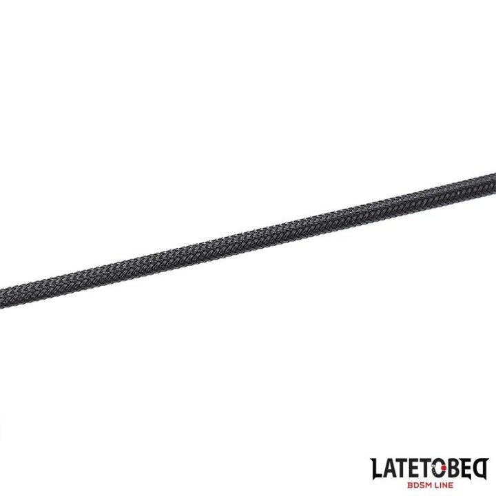 Peitsche mit Herzform, Schwarz, 60 cm von Latetobed BDSM Line | Fesselliebe.de