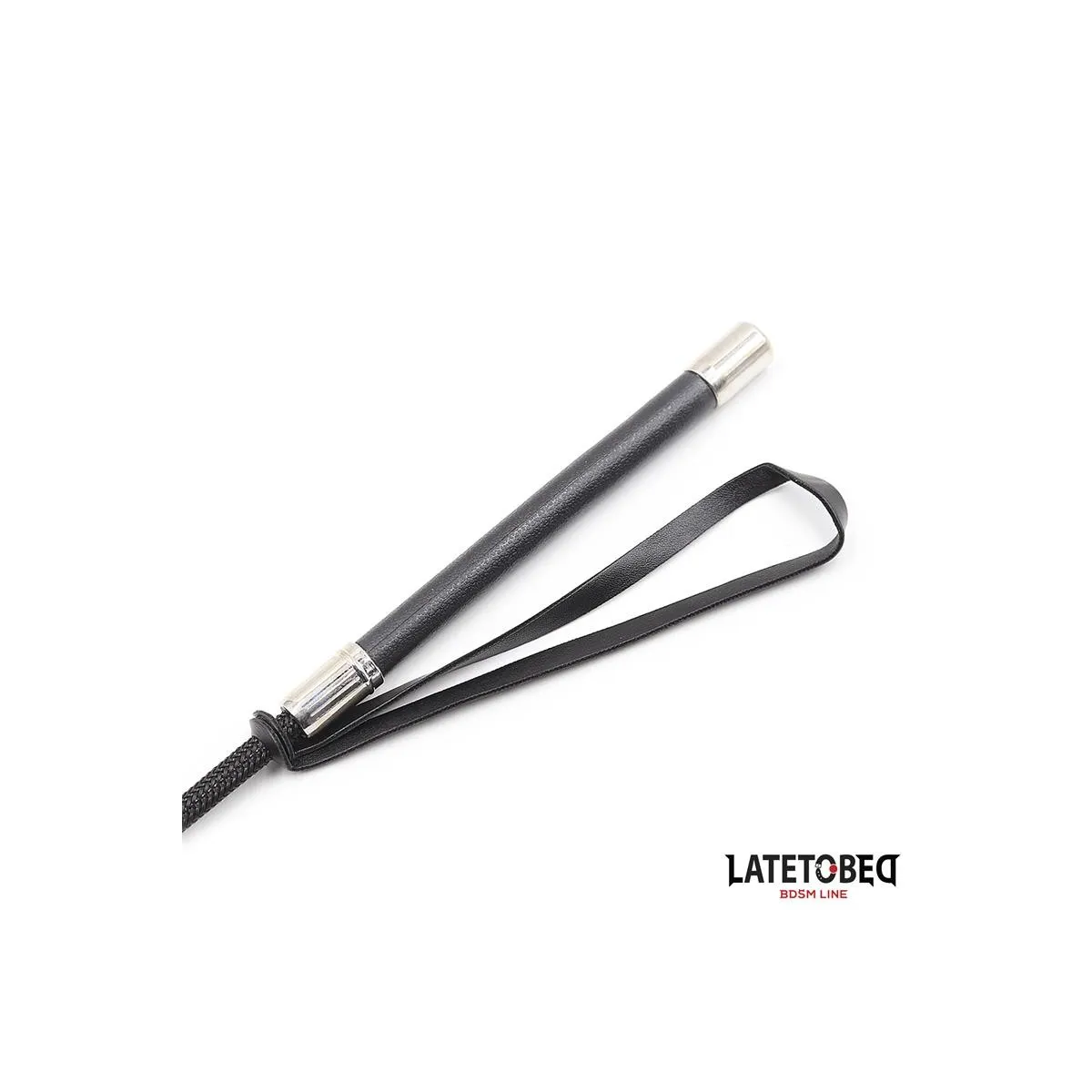 Peitsche mit Herzform, Schwarz, 60 cm von Latetobed BDSM Line | Fesselliebe.de