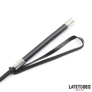 Peitsche mit Herzform, Schwarz, 60 cm von Latetobed BDSM Line