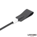 Klassische Peitsche, Schwarz, 45 cm von Latetobed BDSM Line