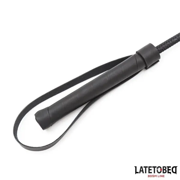 Klassische Peitsche, Schwarz, 45 cm von Latetobed BDSM Line | Fesselliebe.de
