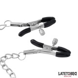Nippelklemmen mit „DADDY Word”-Anhänger von Latetobed BDSM Line | Fesselliebe.de